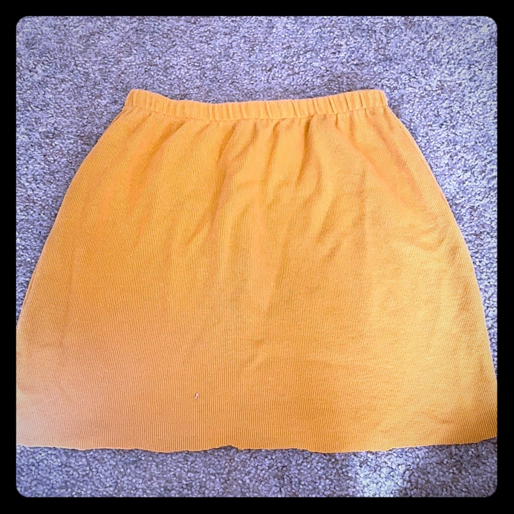 Yellow skirt